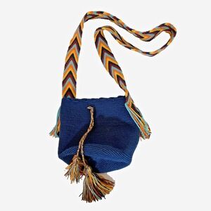 La Calenira Mochila Wayuu Woven Bucket Purse